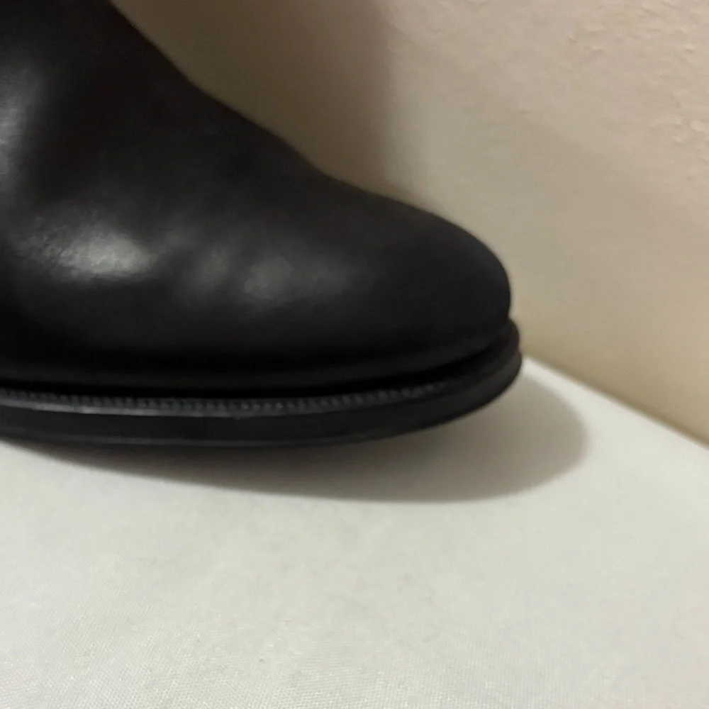 TREMP Elegant Black Leather Women's Boots